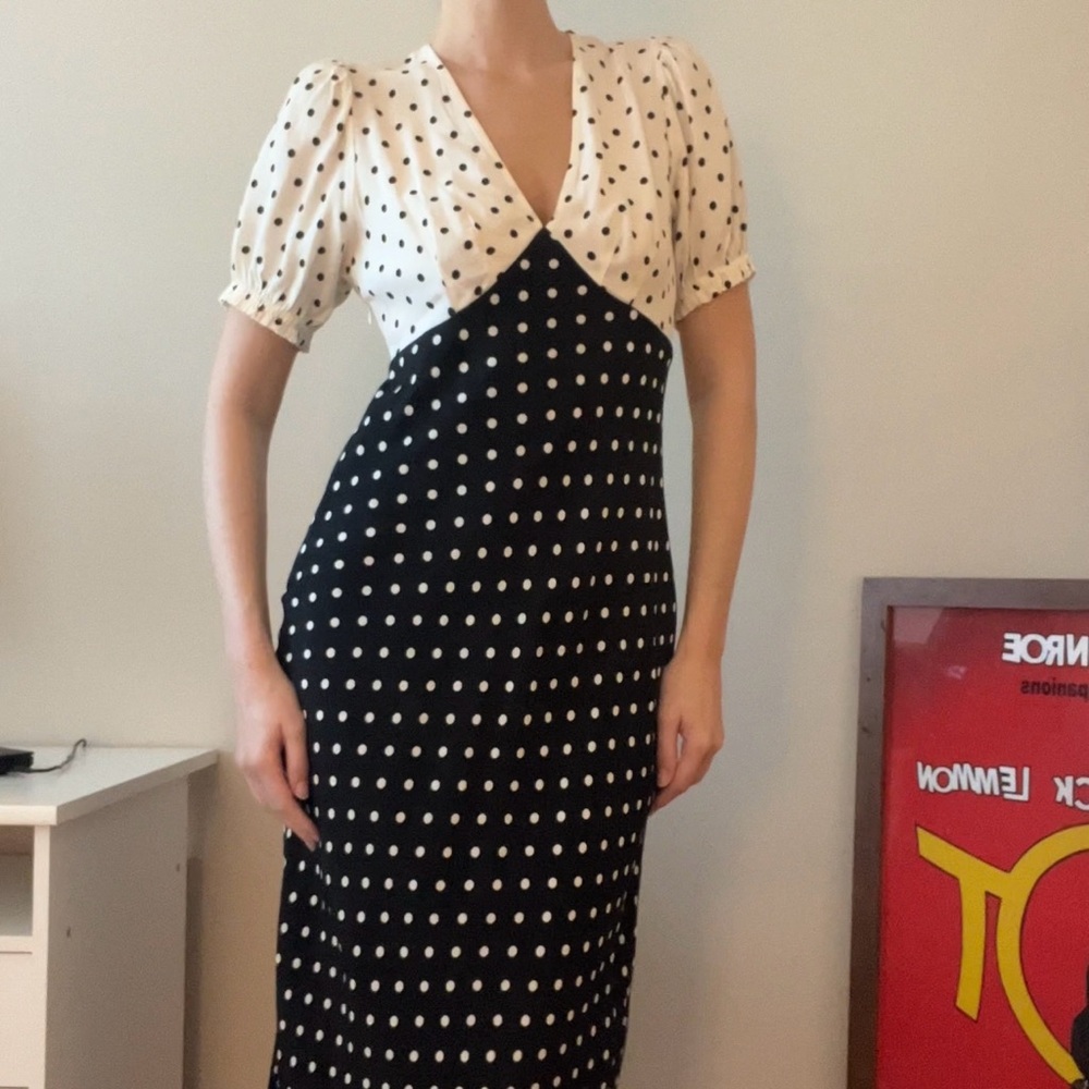 Polka Dot Maxi Dress